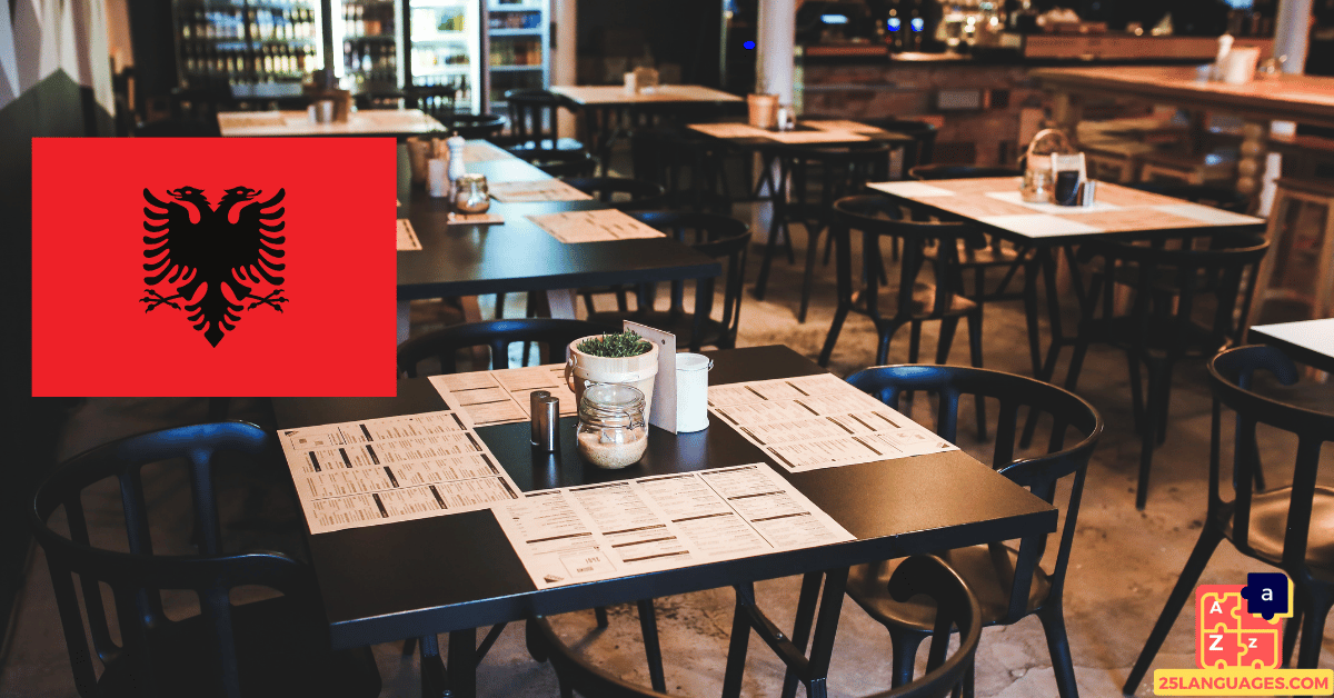 Learn Albanian - Cafe Vocabulary