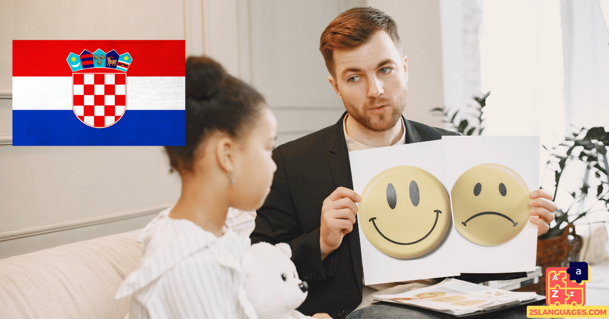 تعلم الكرواتية - المشاعر والأحاسيس