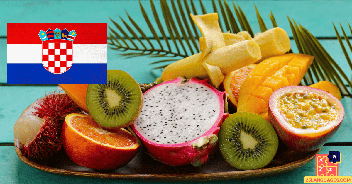 Apprendre le croate - Fruits