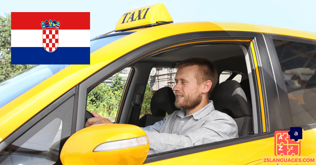 Learn Croatian - Phrases In a taxi