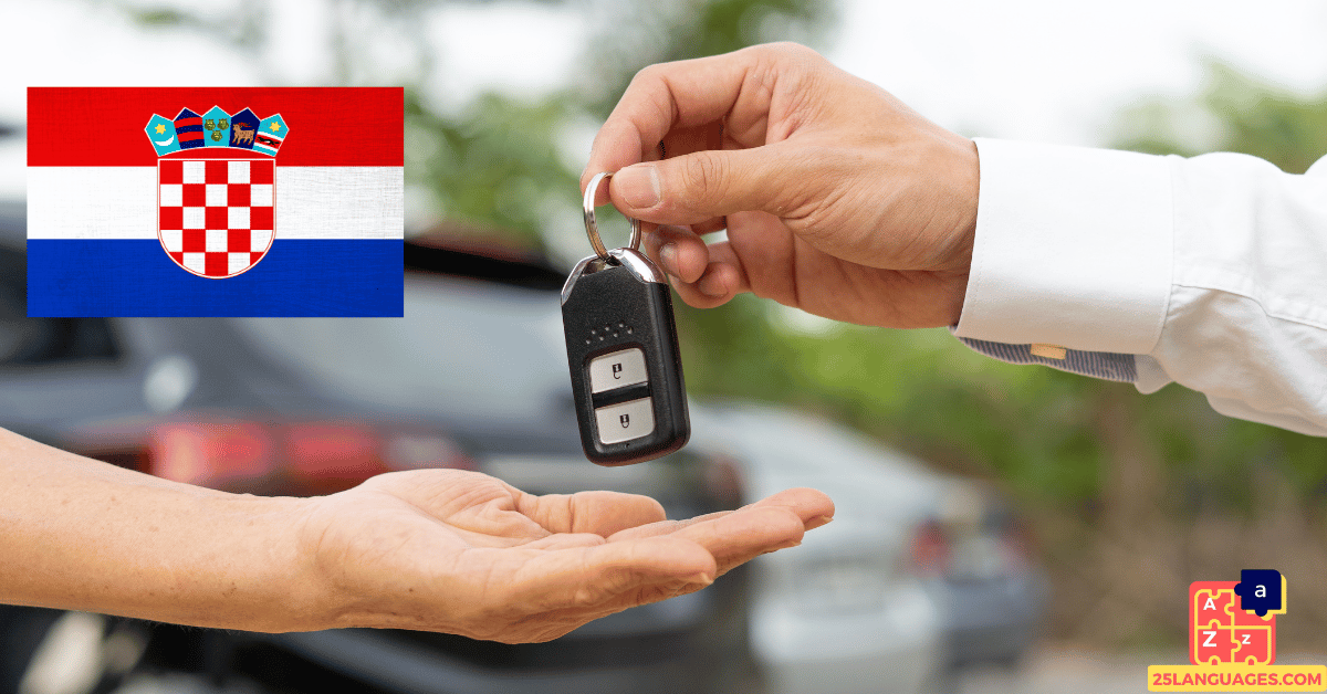 Learn Croatian - Car Rental Vocabulary