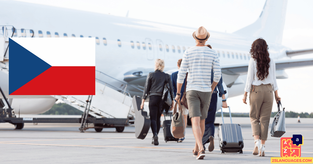 Learn Czech - On the Airplane