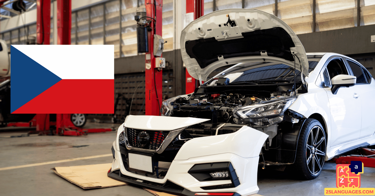 Learn Czech - Car Parts