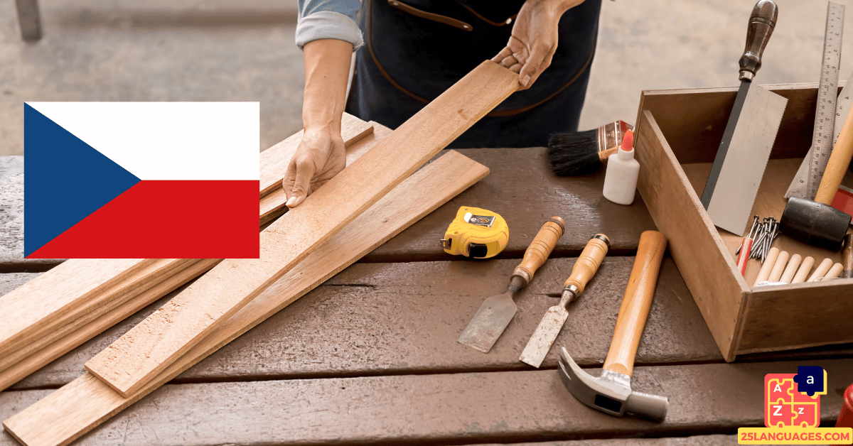 Learn Czech - Carpenter Tools