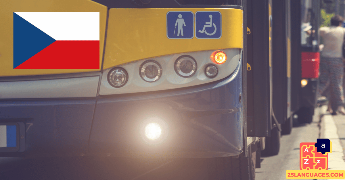 Learn Czech - Phrases for Public transportation