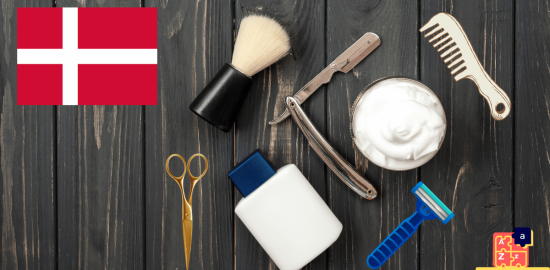 Learn Danish - Barber Tools
