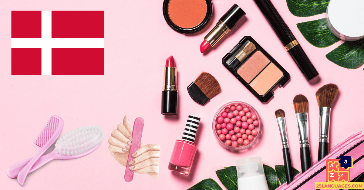Apprendre le danois - Produits de beauté