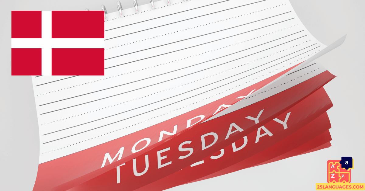 Learn Danish - Days of the Week