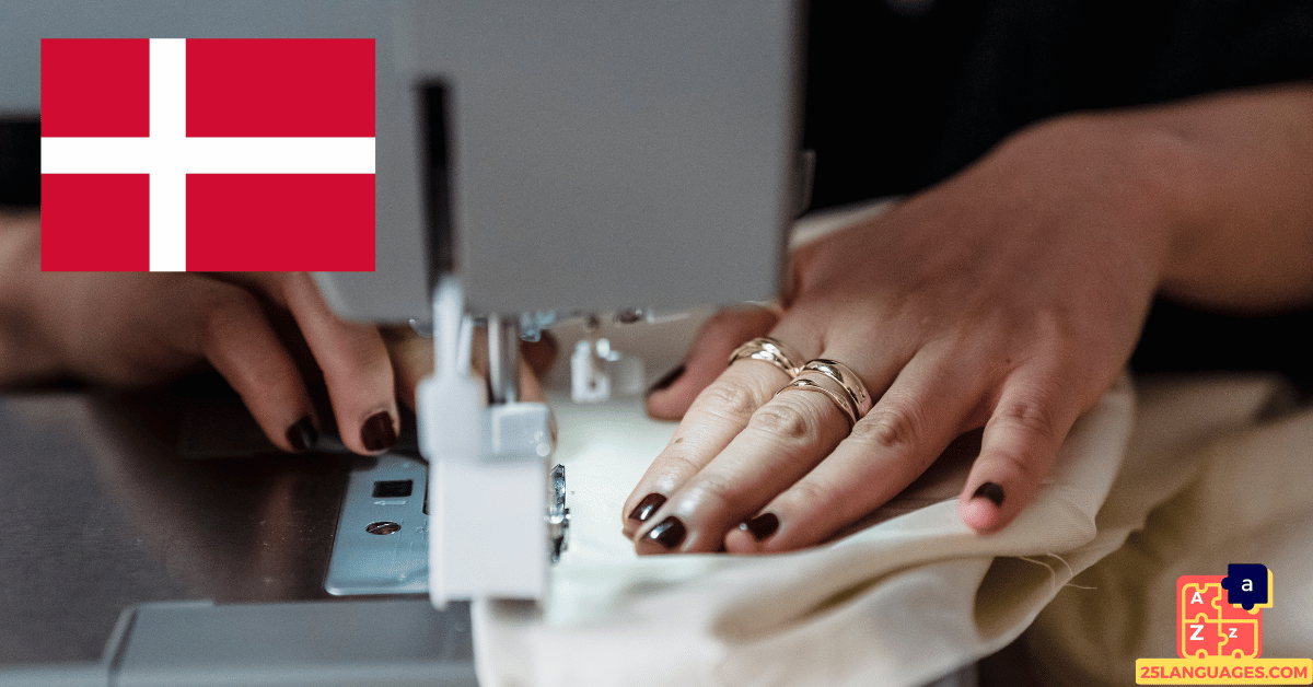 Learn Danish - Sewing Tools