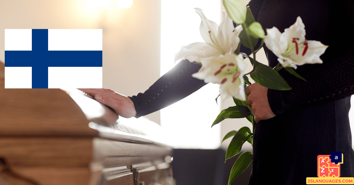 Learn Finnish - Condolences
