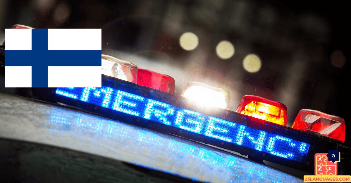 Learn Finnish - Emergency Vocabulary