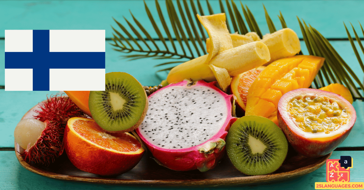 Learn Finnish - Fruits