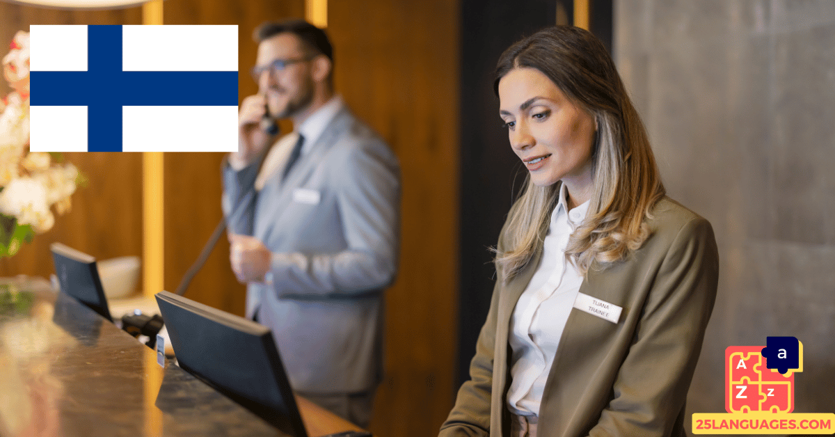 Learn Finnish - Phrases for Hotel bookings and complaints