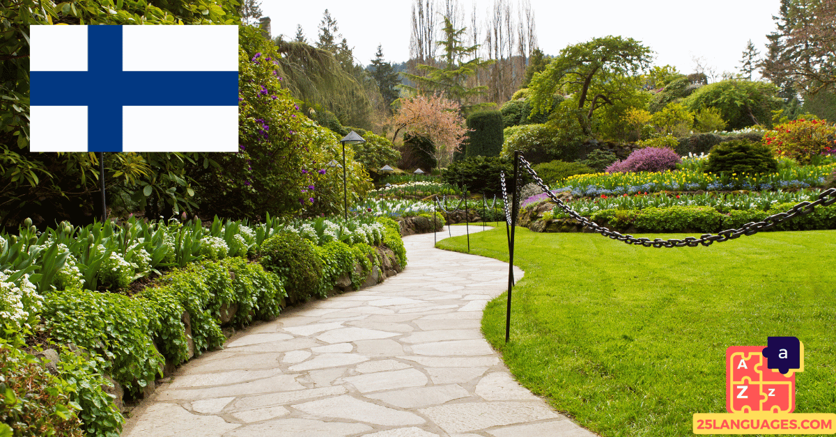 Learn Finnish - Phrases in the park
