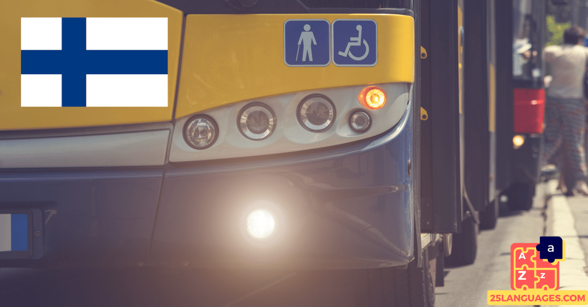 Learn Finnish - Phrases for Public transportation
