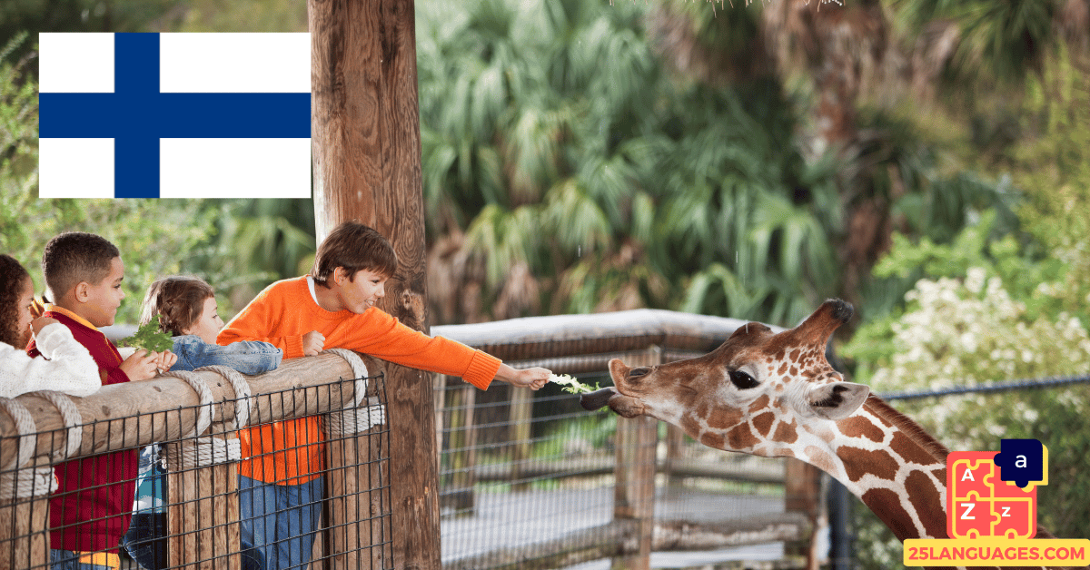Learn Finnish - Phrases in the zoo