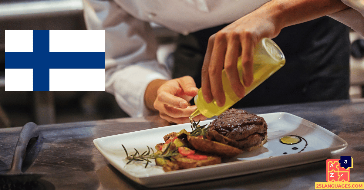 Learn Finnish - Restaurant Vocabulary