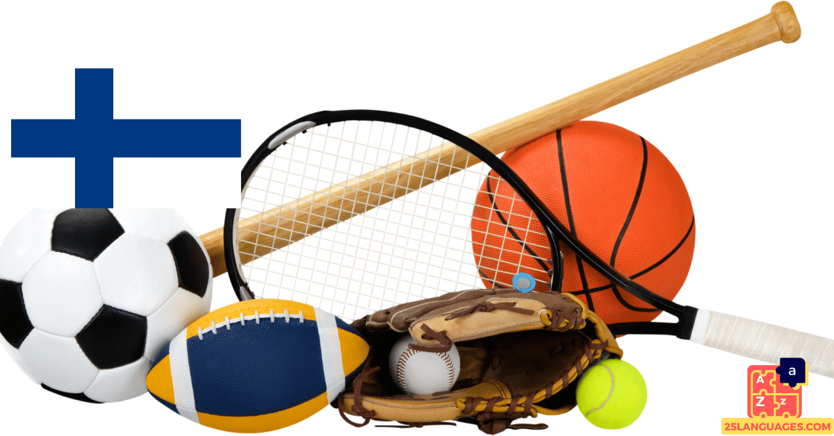 Apprendre le finnois - Équipement de sport