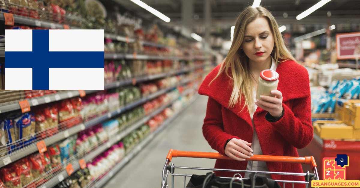 Learn Finnish - Supermarket