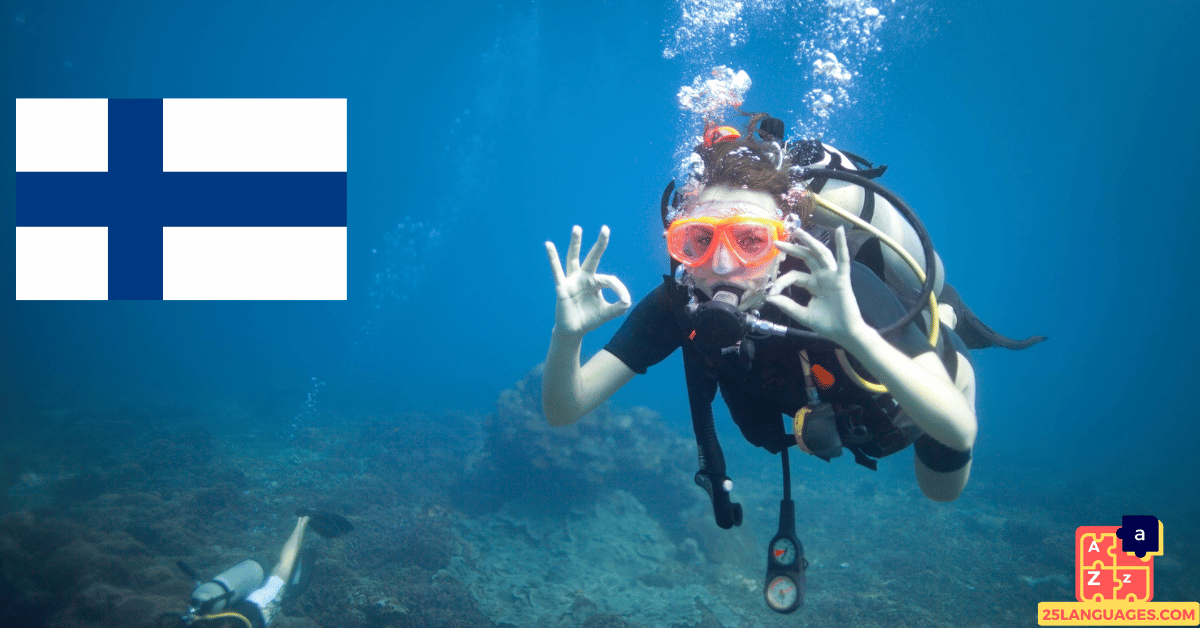 Learn Finnish - Swimming and Diving Tools