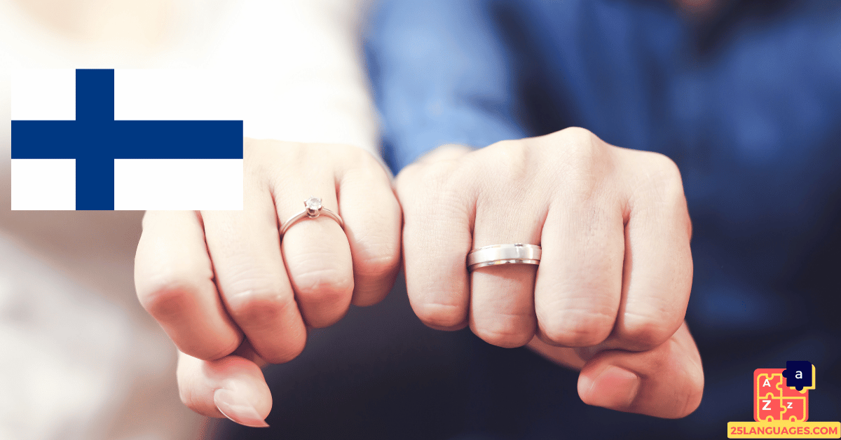 Learn Finnish - Wedding and Engagement Vocabulary