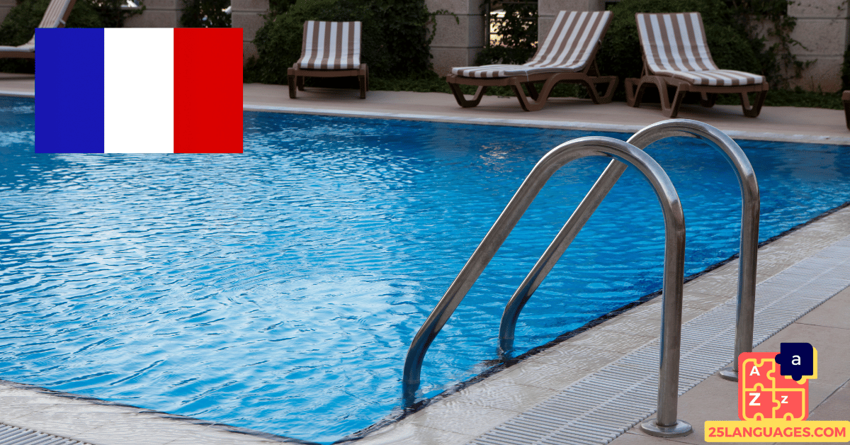 Apprendre le français - phrases dans la piscine