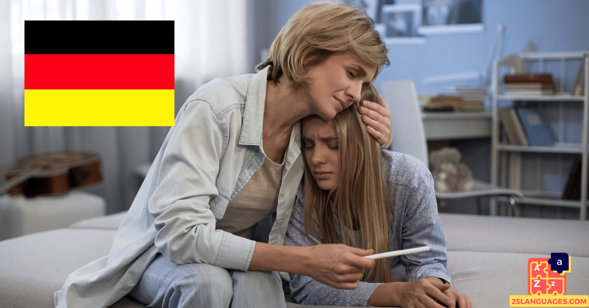 تعلم الألمانية - المواساة والدعم المعنوي
