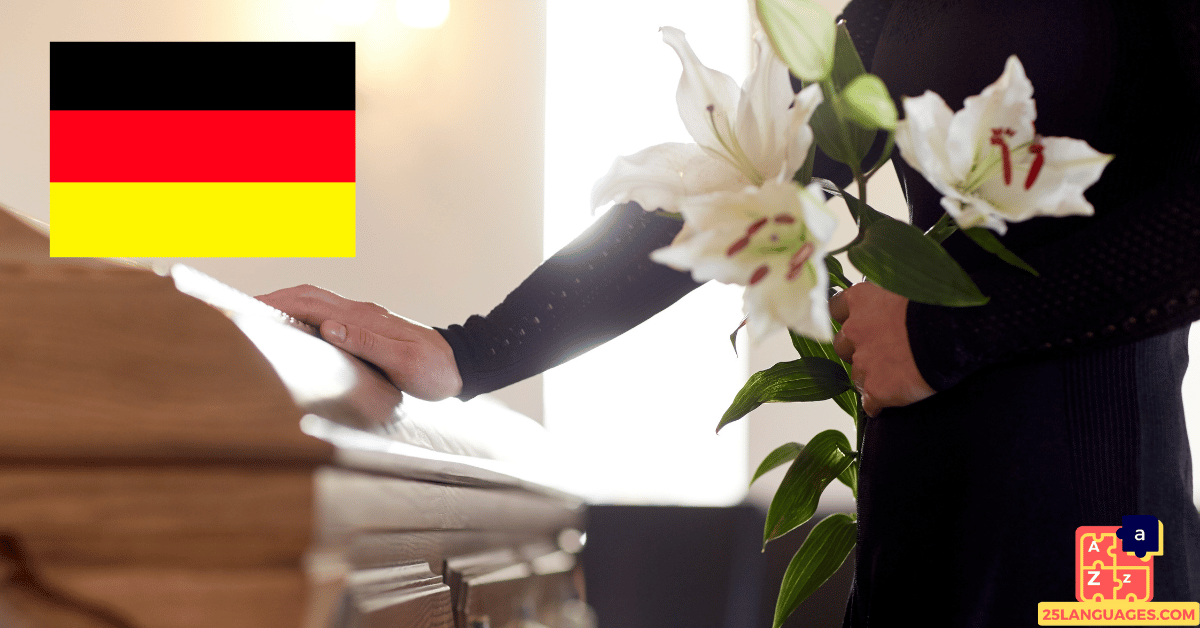 Apprendre l'allemand - Condoléances