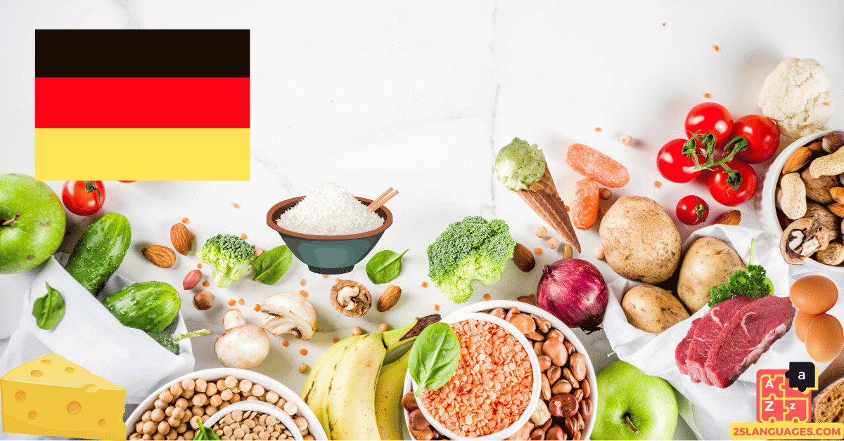 Apprendre l'allemand - Noms des aliments