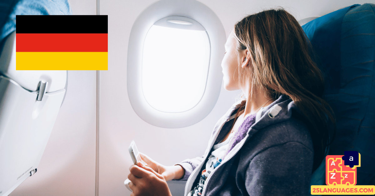 Learn German - Phrases On the airplane