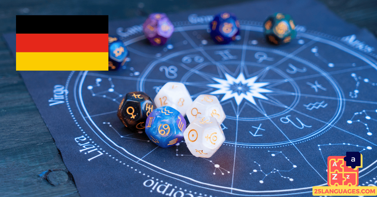 Learn German - Phrases for Personal horoscopes