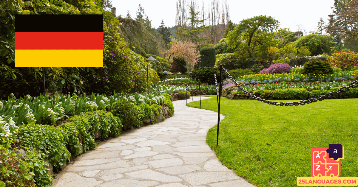 Learn German - Phrases in the park