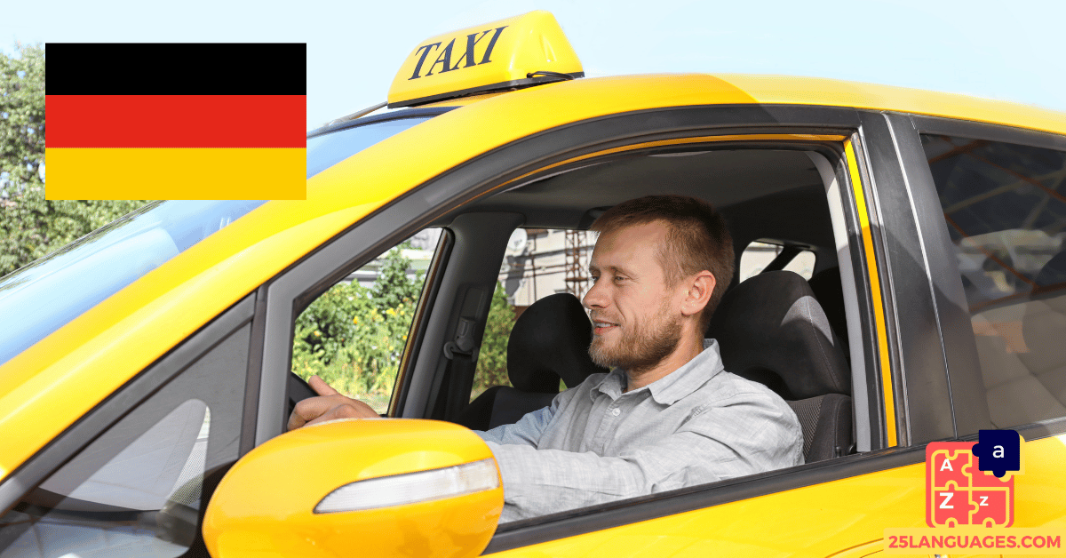 Learn German - Phrases In a taxi
