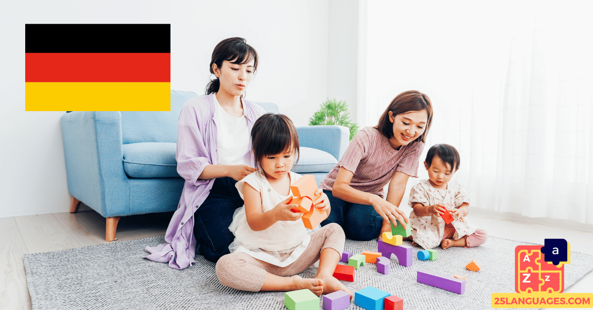 Apprendre l'allemand - élever des enfants