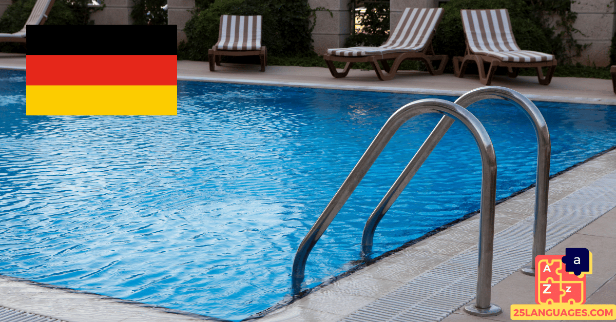 Learn German - Phrases At the swimming pool