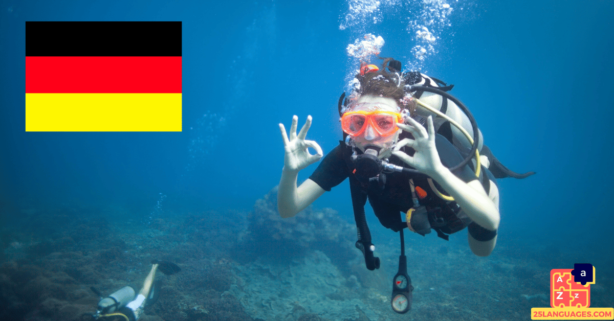Apprendre l'allemand - Équipements de natation et de plongée
