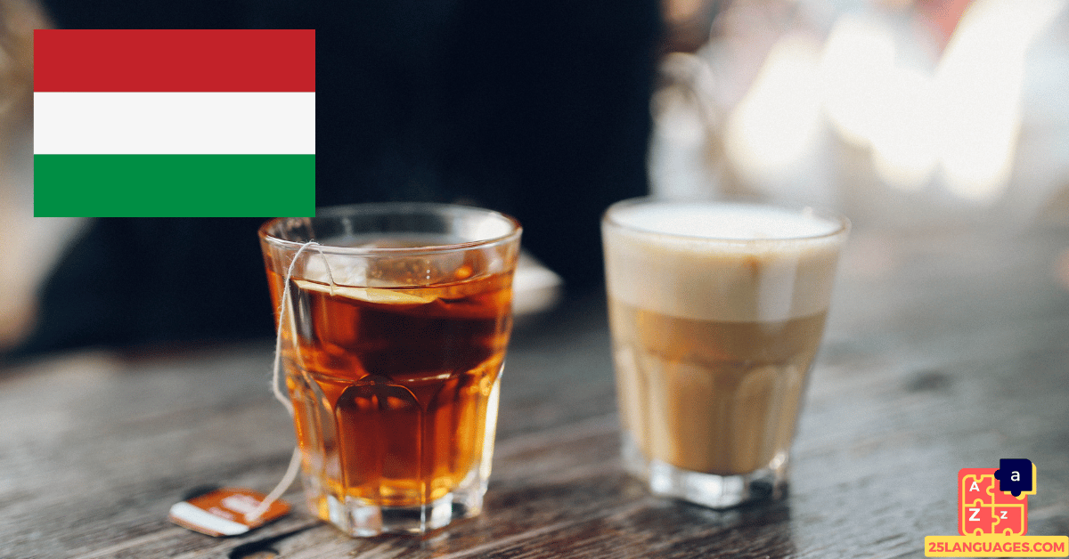 Learn Hungarian - Beverages