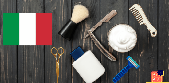 Apprendre l'italien - Outils de barbier