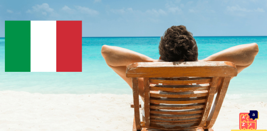 Apprendre l'italien - Vocabulaire de la plage
