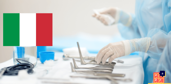 Apprendre l'italien - Instruments médicaux