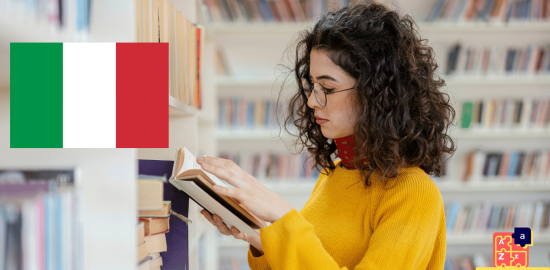 Apprendre l'italien - Vocabulaire de la bibliothèque