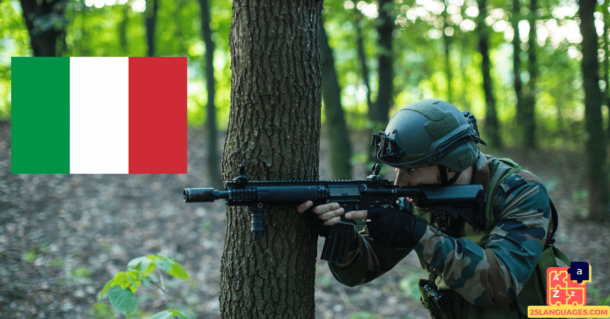 Apprendre l'italien - Système militaire
