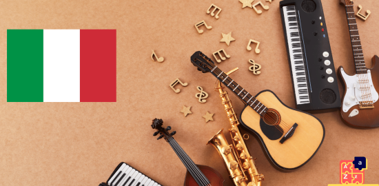 Apprendre l'italien - Instruments de musique