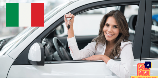 Apprendre l'italien - Phrases pour acheter une voiture