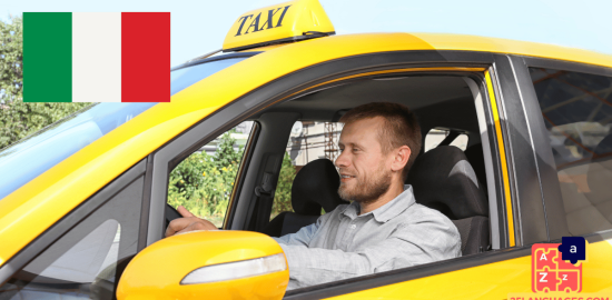 Apprendre l'italien - Phrases dans le taxi