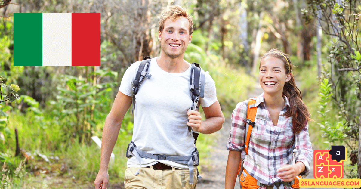 Apprendre l'italien - phrases pour les activités de plein air (plage, parcs)