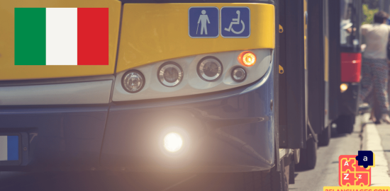 Apprendre l'italien - phrases pour les transports publics