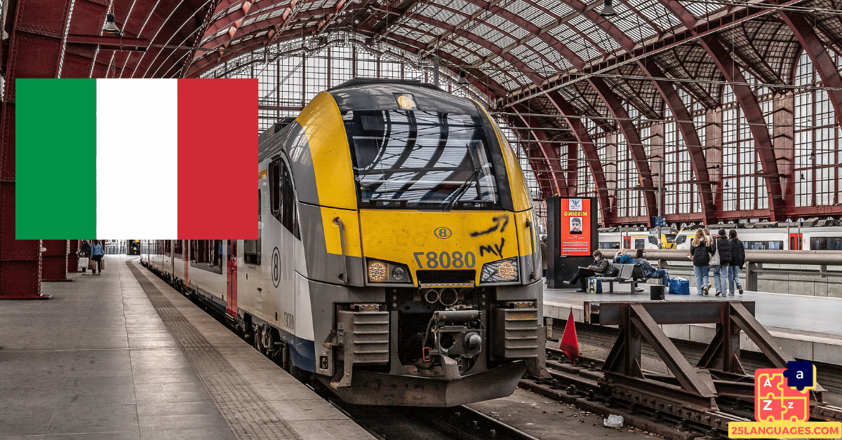 Apprendre l'italien - À la gare