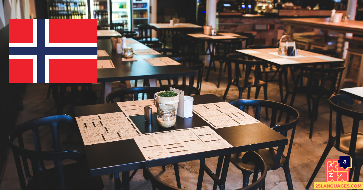 Apprendre le norvégien - Vocabulaire du café