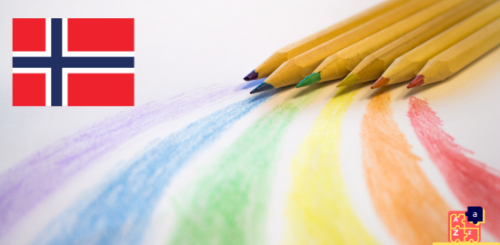 Apprendre le norvégien - Vocabulaire des couleurs